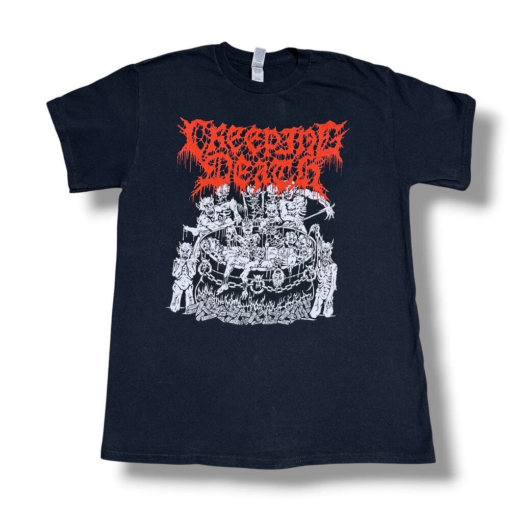 OOP Creeping Death Band Shirt Texas Death Metal Sz M